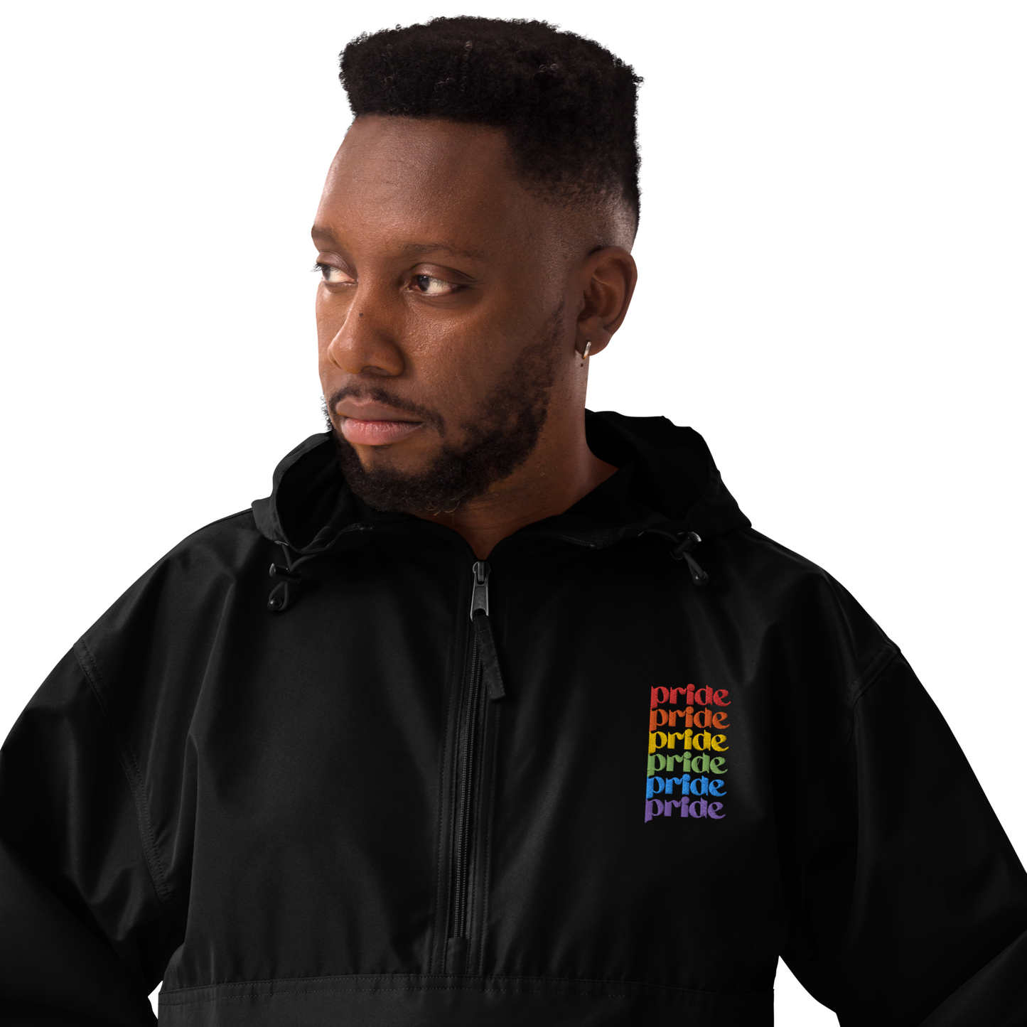 PRIDE Embroidered Champion Jacket